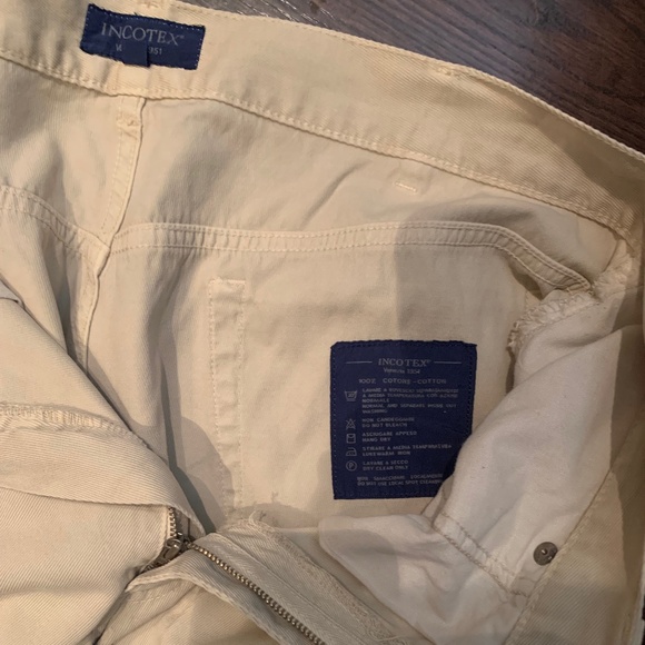 Incotex Men's pant twill in jean 5 pocket style. - Picture 4 of 8